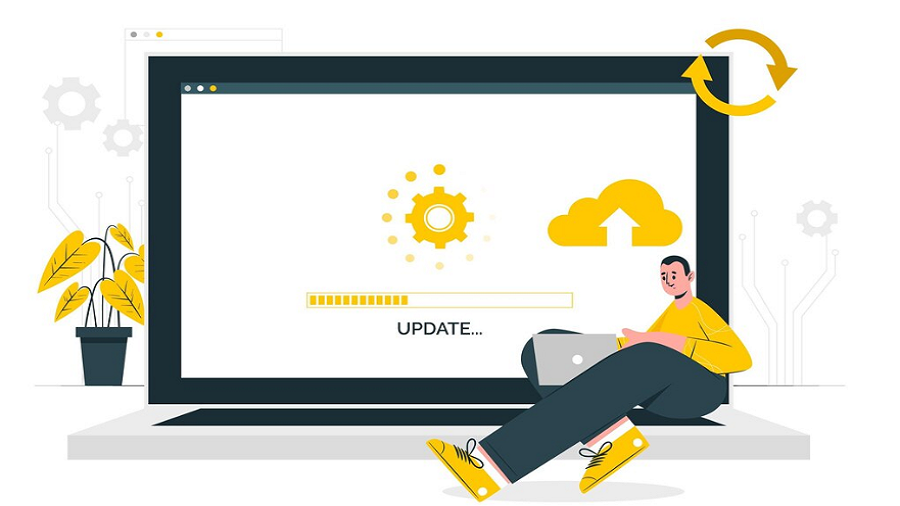 Image showing you should regularly update your software to be safe from cyber attacks