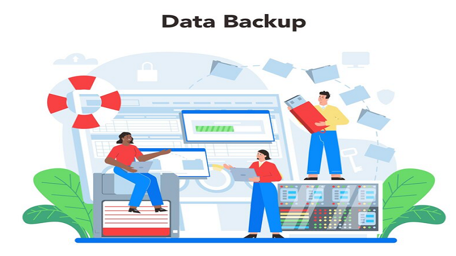 Image showing you should backup your data on regular basis to be safe from cyber attacks