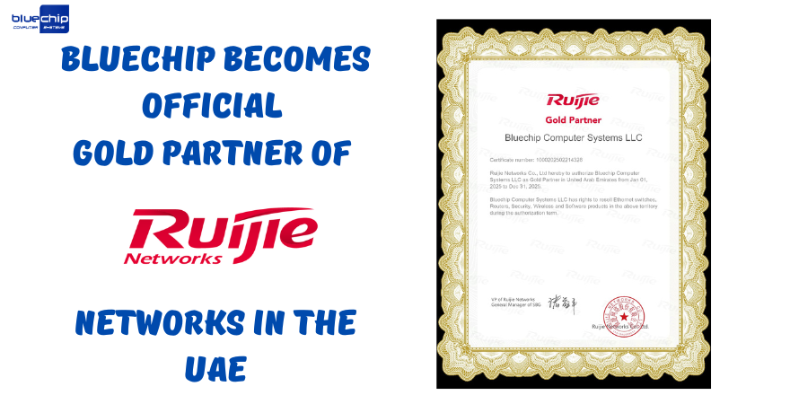 Bluechip Official Gold Partner of Ruijie